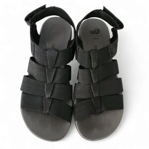 CLARKS Black Strappy Comfort Sandals – size 6